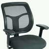 Homeroots Black Mesh & Fabric Chair 26 x 20 x 36 in. 372412